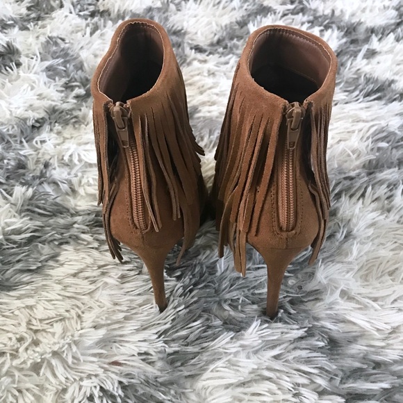 JustFab Fringe Booties - Picture 3 of 4
